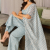 Evenfall Sky Bloom Cotton Suit Set