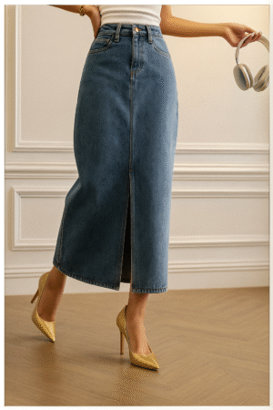 Evenfall Horizon Denim Skirt