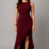 Evenfall Crimson Rhapsody Gown Attire