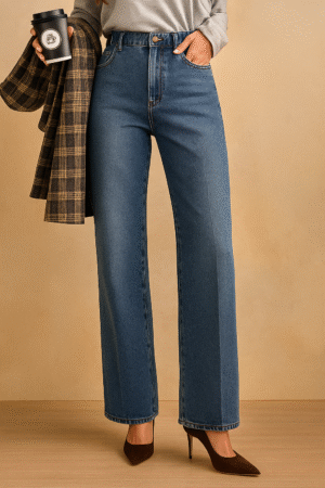 Evenfall Indigo Wide-Leg Jeans