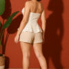 Evenfall Ivory Rosette Skort Ensemble Attire