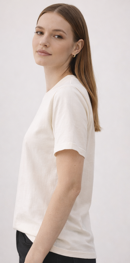 Signature Minimal T-Shirt (Ivory)